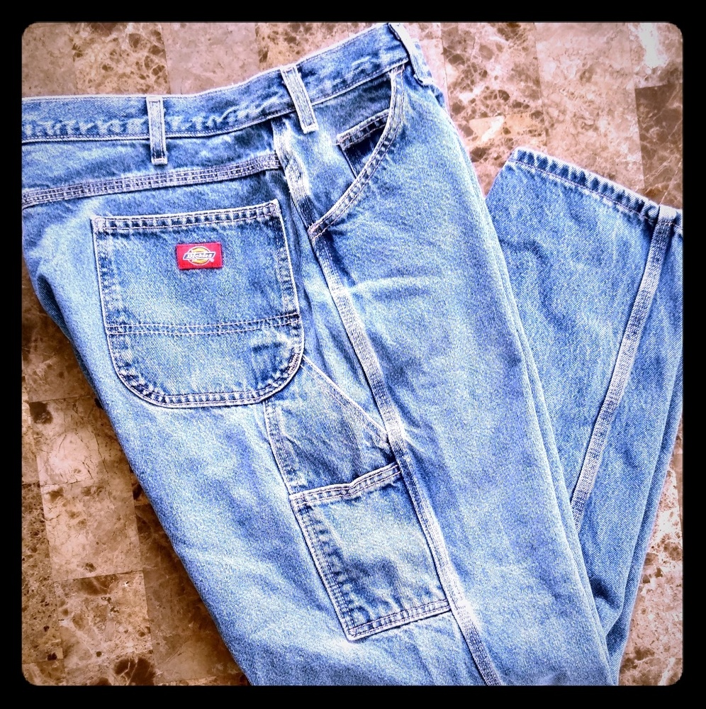 EUC MEN'S DICKIES CARPENTER JEANS SIZE 42/30